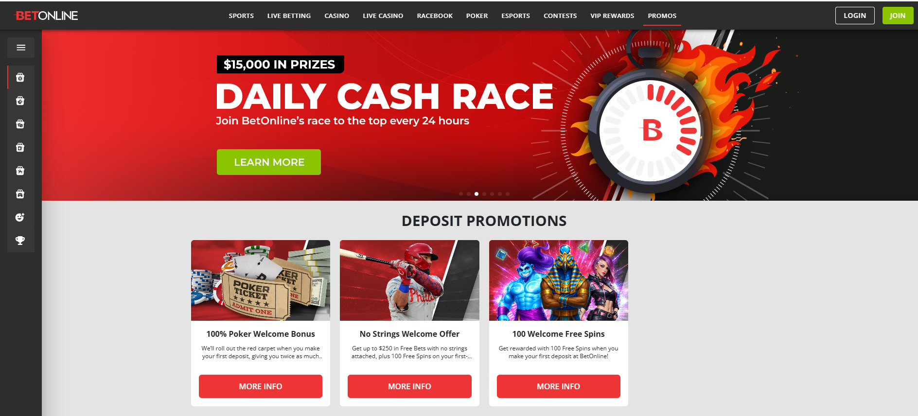 BetOnline screenshot 1